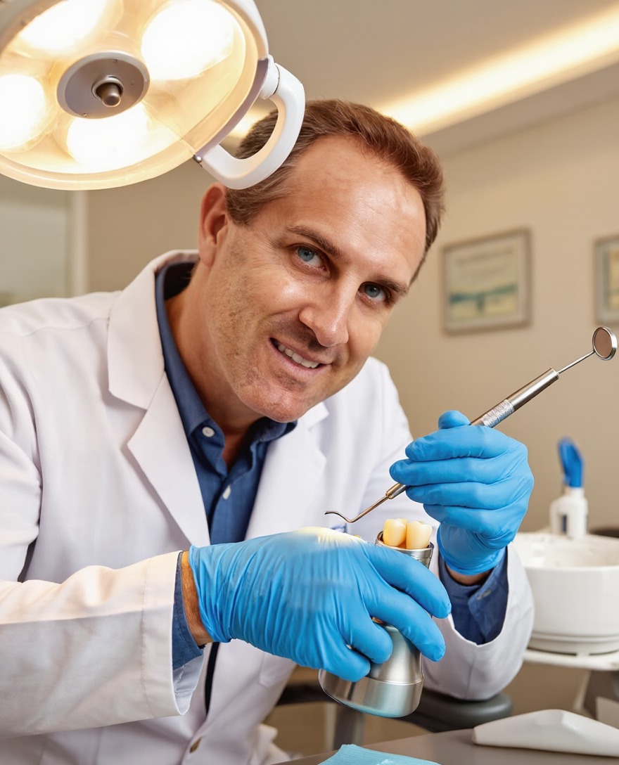 Procedimento restaurador com o Dr. Andrey na Odontorelli